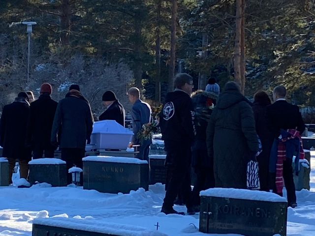 Hautajaisista
